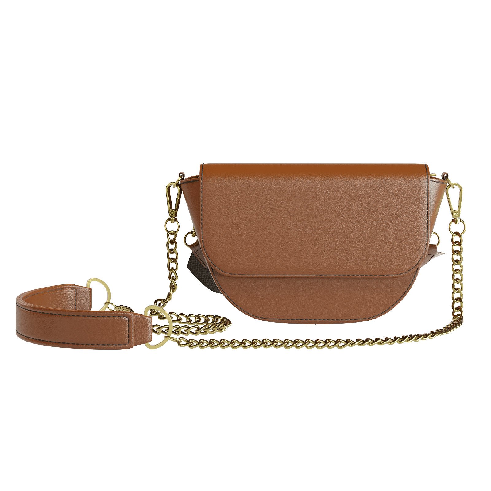 Havana Brown Hip Bag - Zelli Handbags