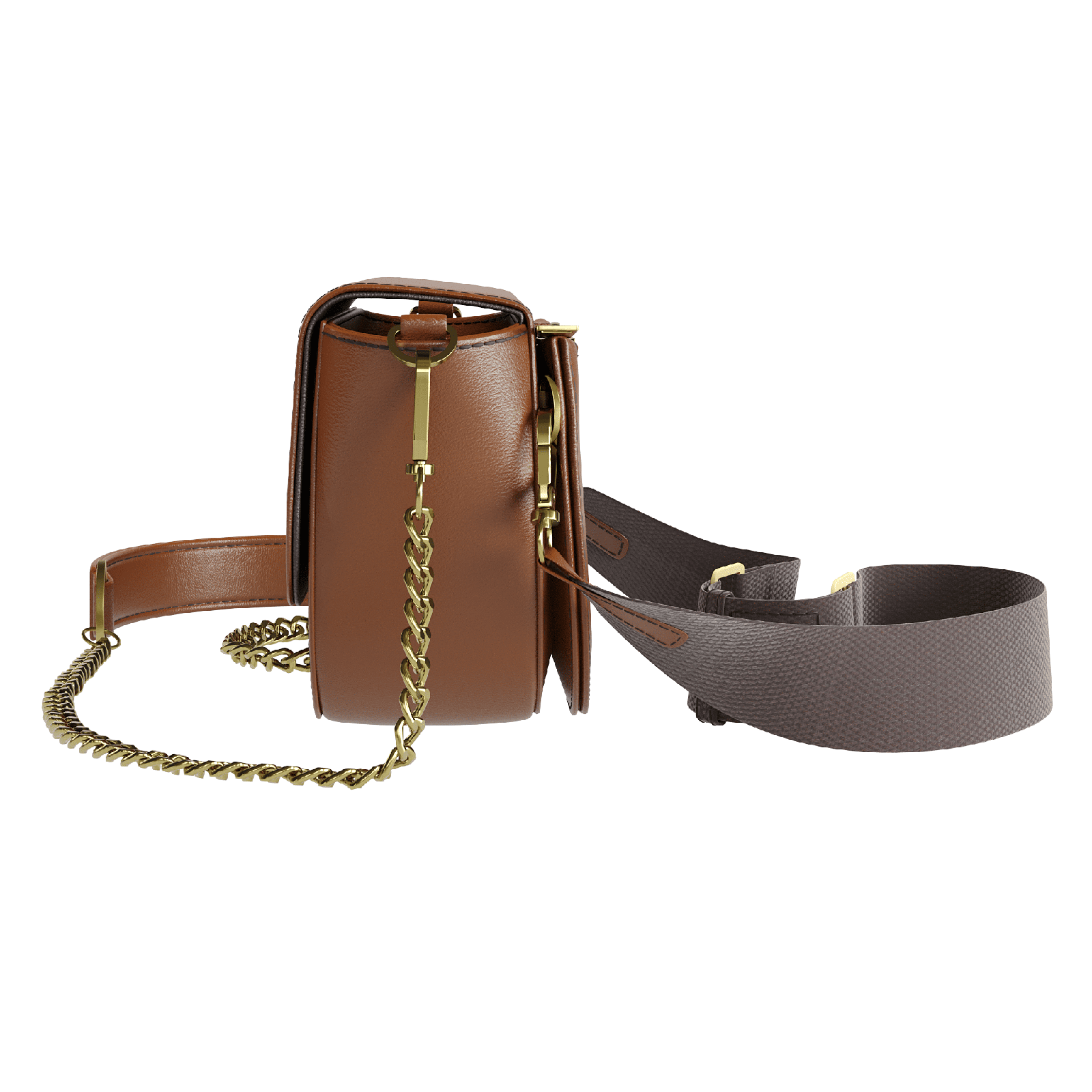 Havana Brown Hip Bag - Zelli Handbags