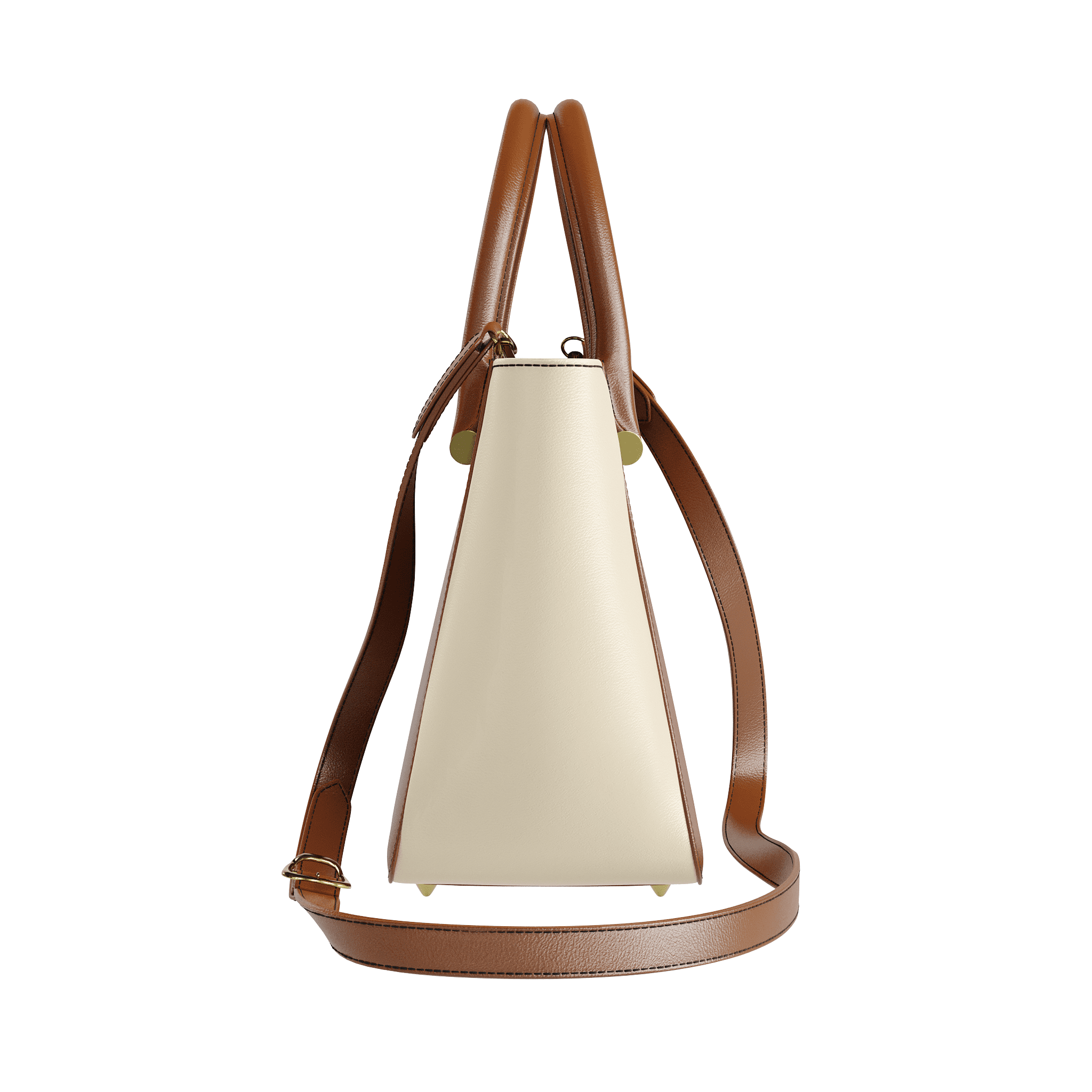 Rich Contrast Two Tone Vegetable Tanned Tote - Zelli Handbags