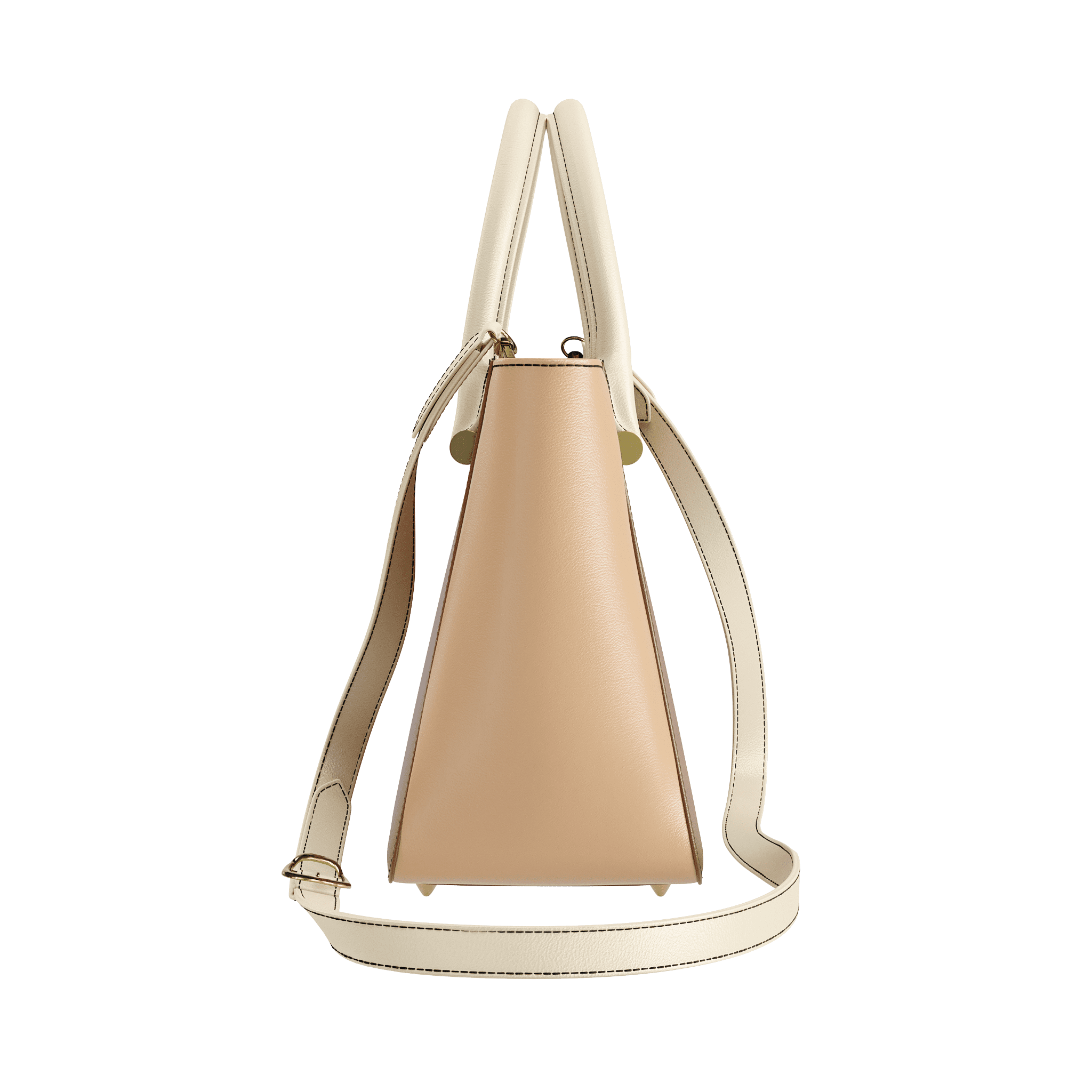 Three Tone Vegetable Tanned Tote - Zelli Handbags